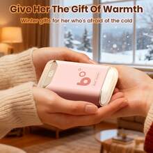 Women's Sunshine Portable Heating Belt - USB Rechargeable, 3-Speed Temperature And 4-Mode Massage, Quick And Warm Abdominal Wrap, Perfect Gift, Warm Palace Belt, Women's Portable Heating Belt, , Menstrual Heating Pad, Back Heating Pad - Pink Handwarmer 2pcs - View 4