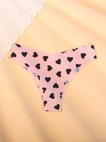 10 Pieces/Pack - Seamless Panties With Scalloped Edge For Women, Comfortable And Sexy Skin-Friendly Fabric, Seamless Bikini Panties For Ladies - 香檳色 - 查看 5