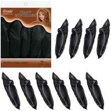 Annie Pillow Satin Rollers: 10Pcs Heatless Roller Set (Black) - / - 查看 1