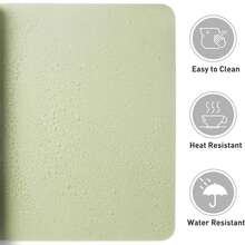 1/2pc Round Mouse Pad, Ultra-Thin Waterproof PVC Leather Mouse Pad, Stitched Edge Design, Suitable For Computer, Laptop, All Kinds Of Mice, Office/Home Use (22x22cm, 8.66"X8.66") - Multicolor - View 36