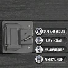 BELL PTC521GY Interruptor de palanca de 2 bandas/dispositivo no metálico resistente a la intemperie, gris(2 Gang) - Multicolor - Ver 6