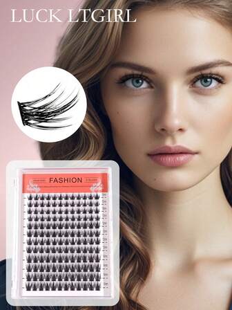 1 Box 12 Rows 144 Clusters C D Curly New Hot Melt Flare Lashes, For Party Makeup