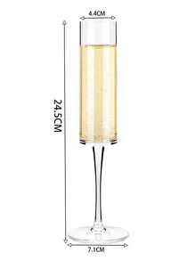 1/2/4/6/12 Stücke Acryl Sektgläser, 6 Oz (170,1 ml) klare Sektgläser, bruchsicher und wiederverwendbar, aus hochwertigem, strapazierfähigem Material, geeignet für Whiskey, Wein, Cocktails, Saft und Desserts. Ideal für Geburtstag, Jahrestag, Bridal-Shower, Hochzeit, Silvesterparty - transparent - Übersicht 12