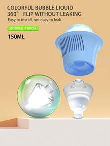 Dual-Purpose Home Lantern Bubble Machine With Matching Bubble Solution, Desktop Decoration, Fun Bubble Blowing (Convenient And Suitable For Home Use), Suitable For Children Over 3 Years Old, Practical Gift For Home Leisure - Multicolor - View 9