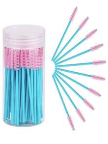 Disposable Mascara Wands, Bulk Mascara Brushes, Eyelash Brushes, Spiral Brushes, Makeup Tools, Suitable For Eyelash Extensions, Eyebrow Brushes, Eyeshadow Brushes, Spiral Brushes - Multicolor - View 2