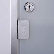 HOMCOM Stainless Steel Medicine Cabinet/First Aid Cabinet With Lock, 30 X 18 X 50 Cm, For Secure Storage - White - View 7