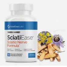 SciatiEaseSciatic NerveFormula"--Supports Daiy Comfort,Nerve Health,Heaithy Inflammatory Responsr,Research Backed Vitamins & Herbs-120Capsules - 1Bottles|120Capsules - 查看 3