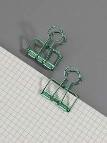 2个复古多色回形针，适用于桌面文件整理、返校季、文具