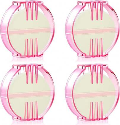Maitys 2 Pcs Thread Wax Thread Conditioner Beeswax For Hand Sewing Embroidery Beeswax Floss Conditioner For Quilting Sewing Strengthening Line Embroidery Wax (Colorless,Clear Case)