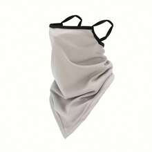 1pc Outdoor Cycling Breathable Face Mask Ear Loop Bandana - Breathable Quick-Dry Face Cover - Multi-Functional Triangular Scarf Insect Proof Sun Protection Neck Gaiter Unisex - Multicolor - View 10