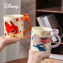 Disney Cốc sứ phiên bản hợp tác chính thức với Zootopia, kèm nơ và hộp quà. - Nhiều màu - Xem 4