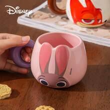Disney 迪士尼《疯狂动物城》动物城创意陶瓷宽口马克杯，设计精美，极具创意 - 彩色 - 查看 4