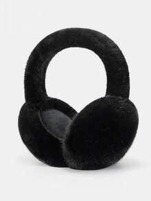 1pc Plush Ear Muffs For Women, Winter Cycling Windproof Ear Warmer, Foldable Warm Fuzzy Earmuffs - Multicolor - View 7