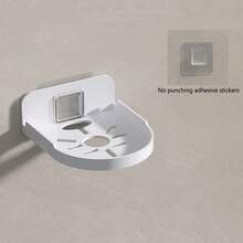 1pc Universal Drill-Free Wall Mount Bracket For Security Camera - Durable And Space-Saving Storage Holder - Multicolor - View 14