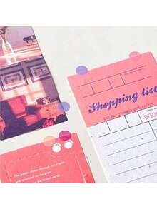 1pc Minimalist Dot Pattern Colorful Decorative Tape, Student Gift DIY Planner Supplies Adhesive Tape Sticker Tools