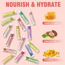 160 Pieces/Box, 16 Flavors, Moist And Dry Lips, Valentine's Day Gift, Mother's Gift, Party Supplies Gift, Souvenir Gift, Christmas Sock Stuffing - 160PCS16香味潤唇膏套裝 - 查看 5