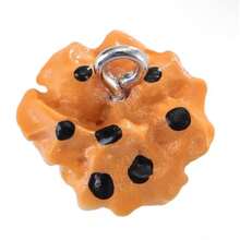 10pcs Mixed Resin Simulated Bread Design Bracelet Charms For Diy Jewelry Making, Keychain Decoration - Mixed Bread - View 9