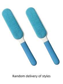 1 件可重复使用的除毛刷，双面宠物毛发去除工具，手动静电清洁刷，适用于猫、衣服、沙发、家具、床上用品、地毯，耐用聚丙烯材料，无需电源