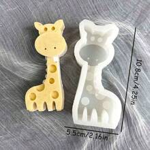 Neue Cartoon Tier (Dinosaurier, Giraffe, Frosch, Elefant, Eule) Silikon Formen, DIY Kerzenformen, weiche Ton Aroma Stein Kerzenformen - Verschiedenfarbig - Übersicht 14