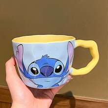 Disney New Stitch Ceramic Mug, High-Quality Coffee Cup, Office/Birthday Gift For Women - Multicolor - View 6