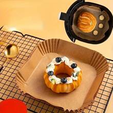 45pcs Square Air Fryer Oil Paper Mats -  Non-Stick Baking Paper, Disposable Oil-Absorbing Paper Liners, Microwave/Frying/Grilling Universal, Halloween Thanksgiving Christmas Holiday Baking Cooking Essentials, Suitable For Frying, Baking, Cooking, Grilling And Microwave - Primary Color - View 11