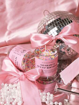 Happy Birthday! Wishing You A Very Happy Birthday And Another Year Full Of Wonderful Memories! May Your Birthday Be As Sweet As This Adorable Frosted Candle, And May The Coming Year Be Filled With Joy, Adventure, And Moments Worth Sharing. Happy Birthday! Suitable For All Birthday Celebrations! Candle Jar, Candles, Gifts, Home Decor, Birthday Decor, Birthday Candles, Decorations, Graduation Season