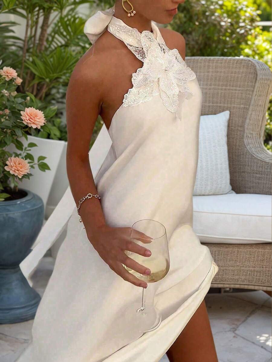 性感缎面吊带连衣裙，适合夏季海滩度假、婚礼派对、返校派对、女士哥特式性感万圣节服装、圣诞派对、情人节、新年、年末派对等场合。