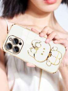 这款奢华电镀手机壳配有创意可爱猫咪支架和内置化妆镜，采用时尚硅胶材质，防震，兼容 16/15/14/13/12/11/X/XS/XR/8/7 Plus/Pro Max、Galaxy S25/S24/S23/S22/S21/Note 20/A55/A54/A53/A52/A35/A34/A23/A16/A15/A14/A13/A12/A05S/FE/Ultra 4G/5G、Redmi Note 13 Pro、Infinix Hot 40i/Smart 8/Spark/GO 2024、OPPO Reno、VIVO、MOTO Honor 等众多机型。 - 白色 - 查看 8