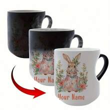 1pc Customized Mug - Personalized Coffee Cup With Photo, Text And Logo, Suitable For Women, Also As Gift For Valentine's Day, Thanksgiving, Birthday, Anniversary. 11oz Capacity, Multi-Functional, Decorative, Mildew-Proof, Reusable, Applicable To Bathroom, Living Room, Bedroom, Office, Tea Room, School, Home And Other Occasions - White - View 11