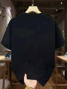 Camiseta Masculina Milano Italy Estampada Cores Italia Lançamento Camisa Malha 100% Algodão Manga Curta Moda Streetwear - Preto - Visão 3