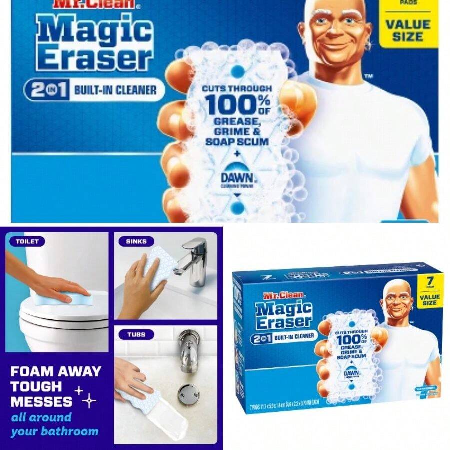 Mr. Clean Magic Eraser 2 - In - 1 Built - In Cleaner - 7ct - Default - View 1