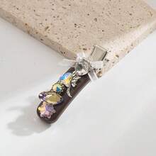 1pc Solid Color Korean Style Elegant Bangs Clip, Simple Fashion Shiny Heart Gem Mesh Bow Decor Hair Clip, Cute Fairy Graceful Hair Accessory, Head Accessories, Hair Accessories For Women