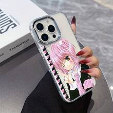 Funda para teléfono Anime S-Shugo-C-Chara Compatible con modelos de  17, 16E, 16, 15, 14, 13, 12, 11 Pro Max, Air, X, XR, XSMAX, 8 y 7 Plus, con una cubierta trasera transparente de TPU suave, y viene con un paño de limpieza - Color 1 - Ver 2