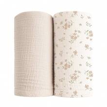 Unisex Baby Swaddle Blanket, Soft & Breathable Newborn Receiving Blanket, Essential For Baby Christening - Multicolor - View 30