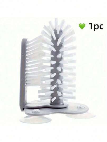 1 Piece, Most Popular Cup Scrubber, Glass Cleaner, Bottle Brush, Sink Bottle Cleaning Brush, 2-In-1 Beverage Cup Cleaning Brush, Suction Cup Cleaning Brush, Kitchen Gadgets, 1-4 Pieces Kitchen Accessories