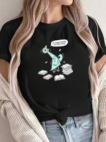 Camiseta unisex de maestro de palomas amantes de los libros, camiseta de paloma, camiseta escolar divertida, camiseta de maestro de jardín de infancia, regalo de regreso a clases - Negro - Ver 2
