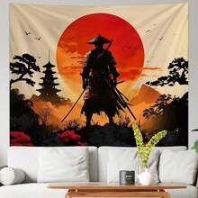 Waterlily Wall Tapestry, Green Floral Plant Art Poster For Bedroom Girls Boys, Small Nature Flower Pond Wall Hanging, Watercolor Tapestries For Living Room Dorm Decor 50"L X 60"W - 多色-7 - 查看 5