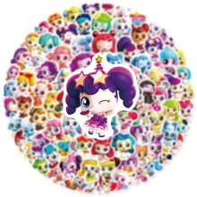 100pcs Cartoon Cute & Wonderful Doodle Series Stickers, Suitable For Scrapbooking, Diaries, Laptops, Water Bottles, Cars, Etc. Faith-Based Design With Positive Messages, Great Gift - Multicolor - View 3