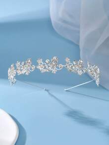 水钻叶子装饰婚礼头饰优雅波西米亚风头冠情人节配饰