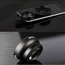 适用于智能手机单反相机的 0.45 倍超广角微距镜头，特效手机镜头 - 廣角+微距 - 查看 5