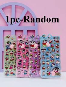 蜡笔小新 Gukha，Coquette，Y2K 主题贴纸，可重复使用/自粘，甜美少女风，极简美学，蝴蝶和动物图案 - 彩色 - 查看 8