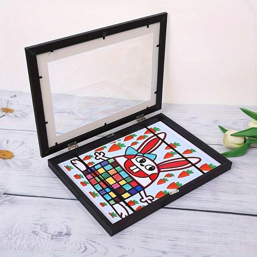 Magnetische fotolijst - A4 (21 Cm * 29.7 Cm) Zwart - Bekijken 1