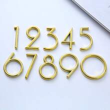 0-9 Hotel Room ABS Door Number Plates, Minimalist & Elegant, Suitable For Various Decor Styles - Multicolor - View 11