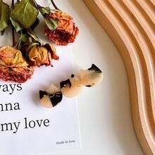 Damen Seitenpony Clip, süßer und modischer Azetat Katzen Haarclip, geeignet für tägliches Make-up, Gesichtsreinigung, Ausgehen, schönes Geschenk