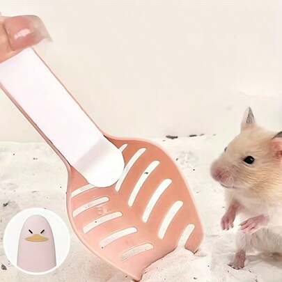 Ny Hamster Badsandsspade Rengöringsskopa Urinborttagningsverktyg För Hamstrar Badrumssandsmuddringsspade