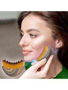 Cọ massage dẫn lưu bạch huyết vùng mặt, cọ massage dẫn lưu bạch huyết khô, thiết kế công thái học, ôm sát da. - Nhiều màu - Xem 5