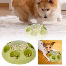 Intelligent Pet Feeder - Large Capacity Squeezing-Type Automatic Feeder, Interactive Slow-Feed Device, Press-Type Automatic Food Dispenser, Interactive Jigsaw Puzzle Feeder, Pet Automatic Feeder - 500ml - View 9