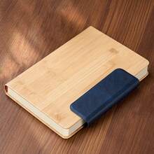 1pc Custom Notebook, A5 Bamboo-Pattern Notebook, Magnetic Clasp Patch Design, Custom Letters, Text, Names, Suitable For Daily Notebooks, Business Notebooks, Study Notebooks, Suitable As Father's Day Gifts, Graduation Season Gifts, Back-To-School Gifts, Company Customized Gifts, Children's Gifts - Multicolor - View 11