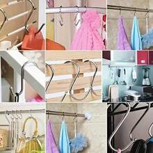 10pcs Stainless Steel S-Shaped Double Hooks - Heavy Duty Self-Adhesive Rust-Proof Scratch-Free Hanging Hooks, Strong Load Bearing, Non-Slip Reusable, Suitable For Dorm, Cabinet, Kitchen, Bedroom, Bathroom, Office, Desk And Whole House Organization - Multicolor - View 5