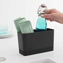 OpenHIBrabantia 3 almohadillas para orejas de limpieza de microfibra (gris oscuro, gris claro, verde jade) absorbentes almohadillas para orejas higinicas esponjosas para lavado de cocina, secado, mostradores, espejos - Mixto+3 pack de almohadillas de limpieza - Ver 7